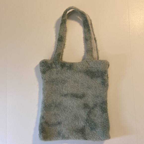 Free People Fuzzy Carry On Tote in tie dye Sage green - Picture 4 of 10